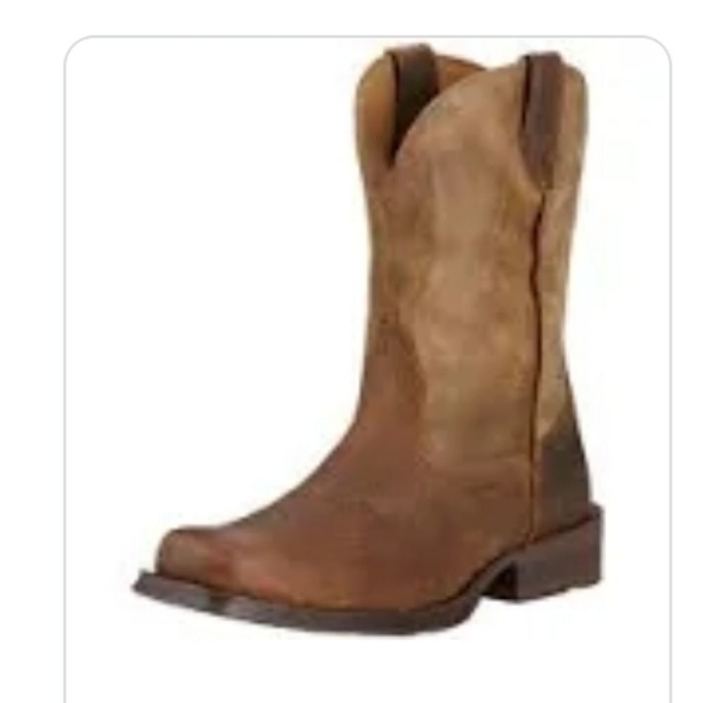 Ariat Rambler Men's Western Boots, Earth/Bomber Brown